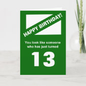 31. Geburtstag Karte (Vorderseite)