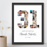 31. Geburtstag Nr. 31 Custom Foto Collage Poster<br><div class="desc">Feiern Sie den 31. Geburtstag mit diesem personalisierten 31 Foto Collage Poster. Dieses individuell gestaltbare Geschenk eignet sich auch für Hochzeitsfeiern. Es ist eine großartige Möglichkeit, wertvolle Erinnerungen aus Ihrer Hochzeit und Ihrem verheirateten Leben zu zeigen. Das Poster enthält eine Collage von Fotos, die diese besonderen Momente erfassen, und kann...</div>