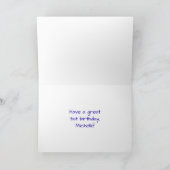 31. Geburtstag: Spaß, bunte feierliche Feuerwerke Karte (Innenseite)