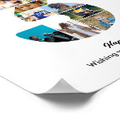 31. Geburtstagsfeier Nummer 31 Fotocollage Poster (Ecke)