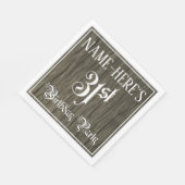 31. Geburtstagsparty - Extravagantes Drehbuch, Imi Serviette (Ecke)