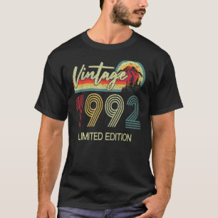 31 Jahre alt Vintag 1992 Geburt 1992 31. Geburtsta T-Shirt
