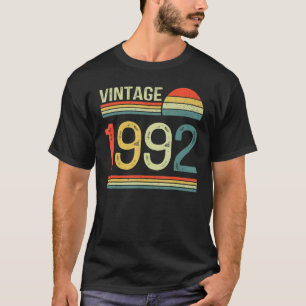 31 Jahre alt Vintag 1992 Geburt 1992 31. Geburtsta T-Shirt