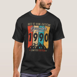 31 Jahre alt Vintag im Dezember 1990 Funny 31 St B T-Shirt