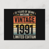 31 Jahre Phantastisch Vintag 1991 Postkarte (Vorderseite)