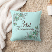 31. Jahrestags-Geschenk-Wurfs-Kissen Kissen (Decke)