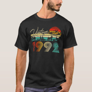 31-jährige Jungen Mädchen Vintag 1992 31. Geburtst T-Shirt