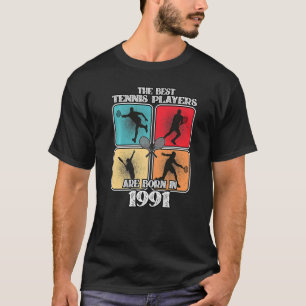 31-jähriger Tennisspieler 1991 31. Geburtstag Vint T-Shirt
