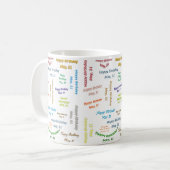 31. Mai Geburtstags-Tasse Kaffeetasse (Vorderseite Links)