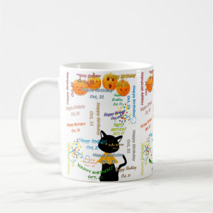 31. Oktober Geburtstags-Tasse Kaffeetasse