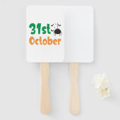 31. Oktober - Halloween Fächer (Vorne und Hinten)