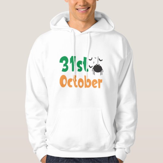 31. Oktober - Halloween Hoodie (Vorderseite)