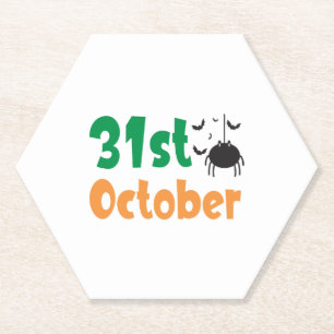 31. Oktober - Halloween Untersetzer