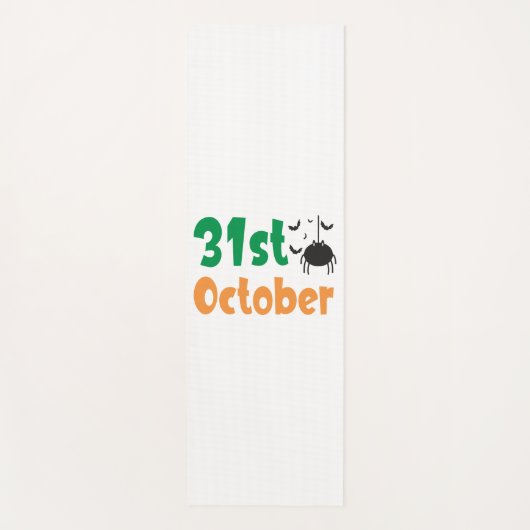 31. Oktober - Halloween Yogamatte (Vorderseite)