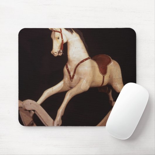 31: Schaukelpferd, Englisch, 1840 Mousepad (Mit Mouse)