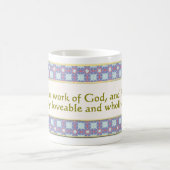 31. Sie sind das Werk der "Gotteswunder-Tasse" Kaffeetasse (Mittel)