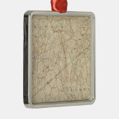 31 Stamford Blatt Silbernes Ornament (Rechts)