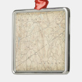 31 Stamford Blatt Silbernes Ornament (Links)