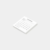 31-Tage Challenge Monatsnotizen Post-it Klebezettel (angewinkelt)