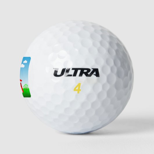 3204Circus Zelt-Symbol Golfball (Logo)