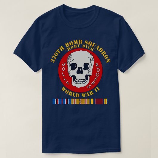 320. Bomb Squadron WWII w PAC SVC T-Shirt (Design vorne)