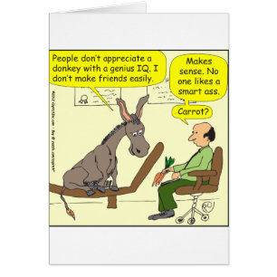 321 intelligenter a$$ Cartoon des Eselgenies Farb