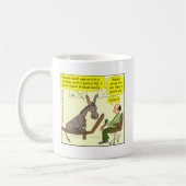 321 intelligenter a$$ Cartoon des Eselgenies Farb Kaffeetasse (Links)