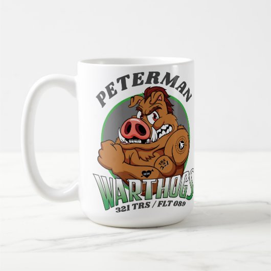 321 Luftwaffe BMT Abschluss Custom Gift Kaffeetasse (Links)