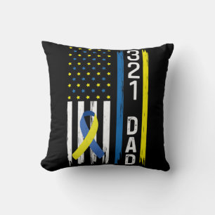 321 Vater Down Syndrome Support Awareness Kissen