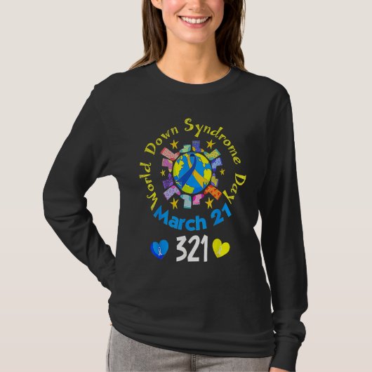 321 World Down Syndrome Awareness Day Rock Your So T-Shirt (Vorderseite)