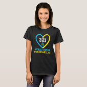 321 World Down Syndrome Awareness Day Trisomy 21 T-Shirt (Vorne ganz)