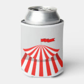 3224Circus Zelt-Symbol Dosenkühler (Kanne Vorderseite)