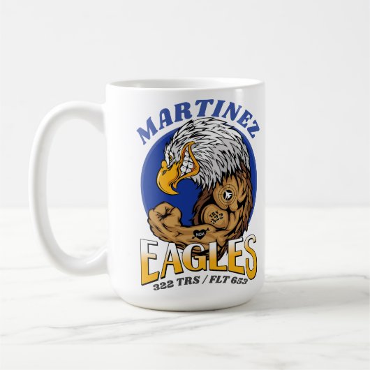 322 Eagles Air Force BMT Abschluss Custom Gift Kaffeetasse (Links)