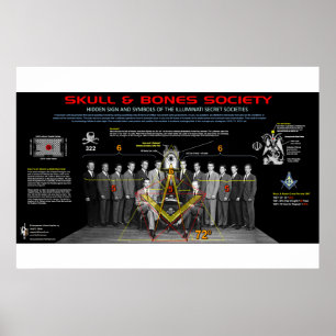 322 Schädel und Knochen Poster