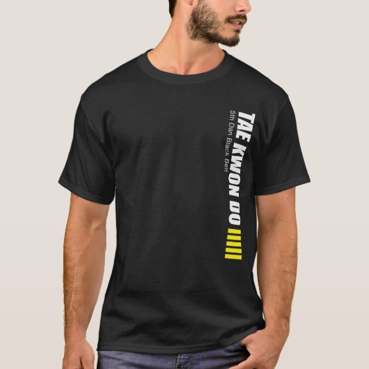 323-5-2 5. Shirt Dans Taekwondo (Vorderseite)