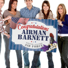 324 TRS Knights Air Force BMT Abschluss Banner