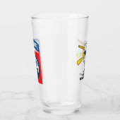 325. AIR 82. Im Flugzeug Division Bierglas Glas (Rechts)