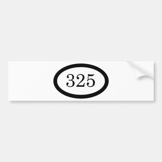 325 Fallschirm-Infanterie Autoaufkleber (Vorne)