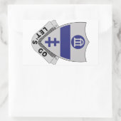 325. Infanterie - DUI - LET'S GO Rechteckiger Aufkleber (Tasche)
