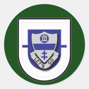 325. Infanterie-Regiment - 1. Bataillon Flash Runder Aufkleber