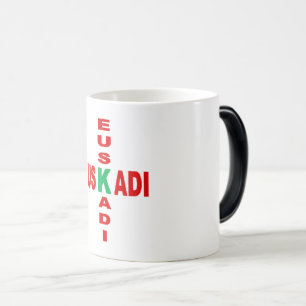 325 ml Bifarben-Klassik-Mug EUSKADI Design Verwandlungstasse