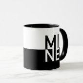 325 ml Ringer-Combo-Tasse Tasse (VorderseiteRechts)