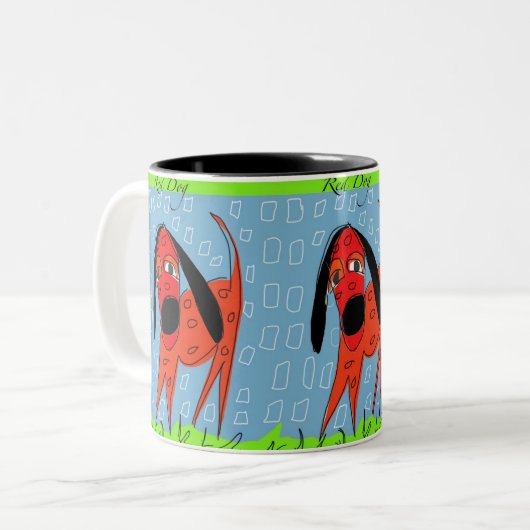 325 ml. Tasse - Red Dog (Vorderseite Links)