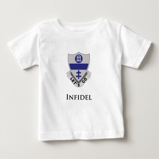 325th PIR-, Ungläubiger Baby T-shirt (Vorderseite)