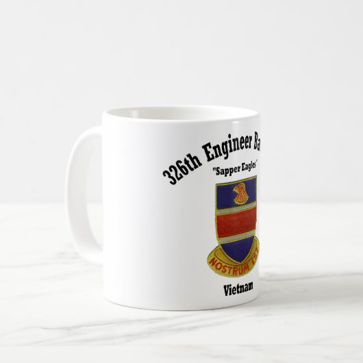 326th Pioniers-Schale Kaffeetasse (Vorderseite Links)