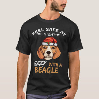 327 fühlen sich bei Nachtruhe mit Beagle sicher T-Shirt