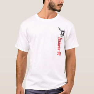 328 vorderes und hinteres Taekwondo-Shirt T-Shirt