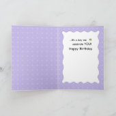 3293 Godtochter Geburtstagskugel und Schmetterling Karte (Innenseite)