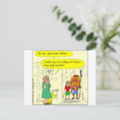 329 reichhaltiger Arzt Cartoon Postkarte (Stehend Vorderseite)