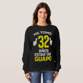 32 Años Regalo de Cumpleaños 32 para él Sweatshirt (Vorne ganz)